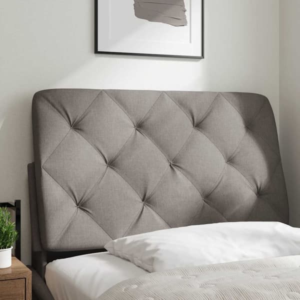 Dyna till huvudgavel taupe 90 cm tyg