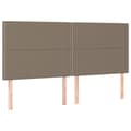 Miniatyrbild 2 av 2: Huvudgavlar 4 st taupe 80x5x78/88 cm tyg