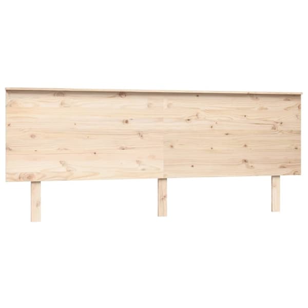 Sänggavel 204x6x82,5 cm massiv furu