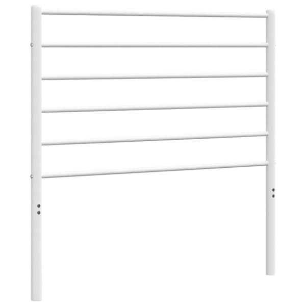 Huvudgavel metall vit 80 cm