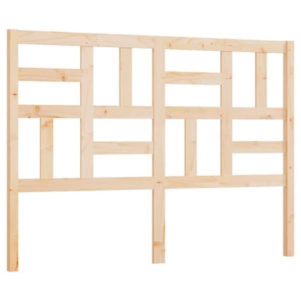 Sänggavel 141x4x104 cm massiv furu