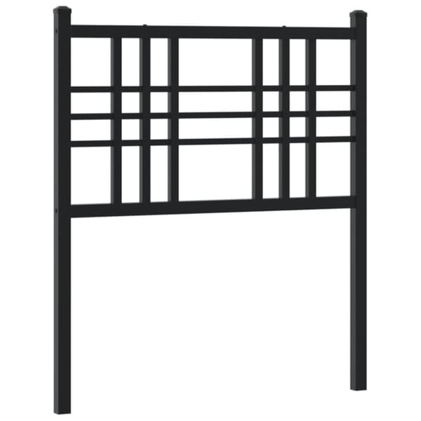 Huvudgavel metall svart 75 cm