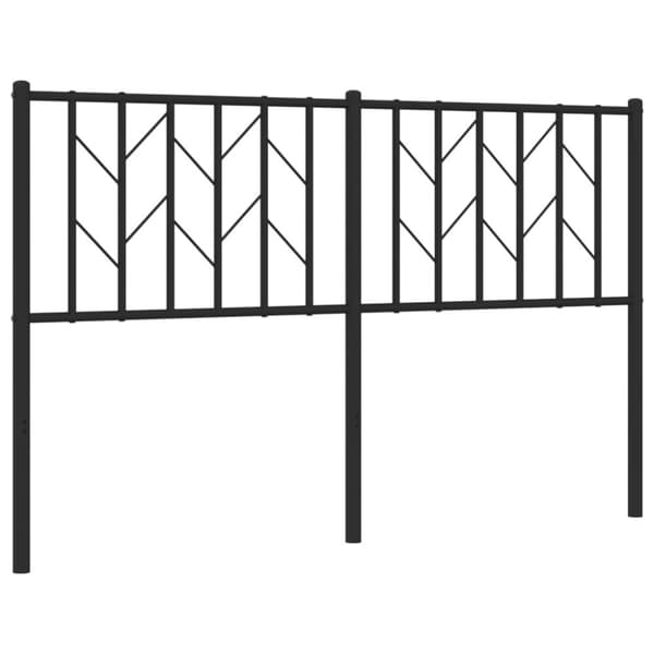 Huvudgavel metall svart 140 cm