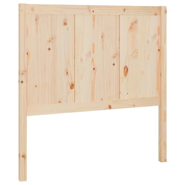 Sänggavel 80,5x4x100 cm massiv furu