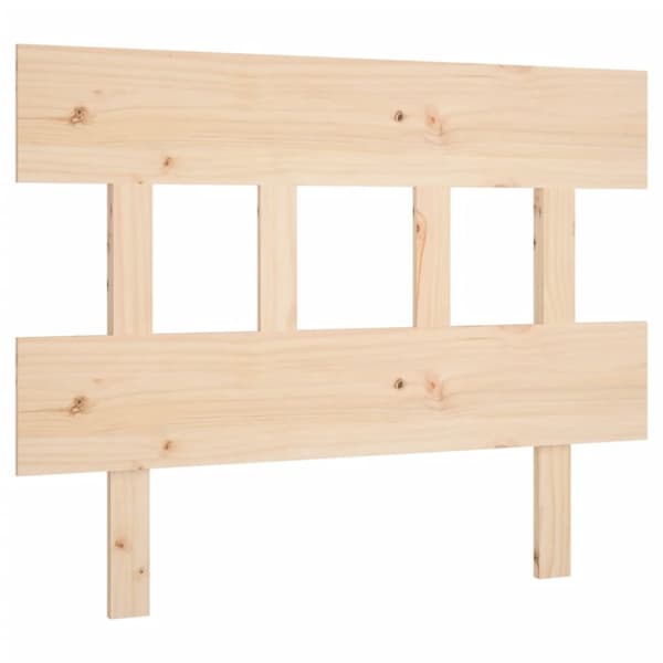 Sänggavel 103,5x3x81 cm massiv furu