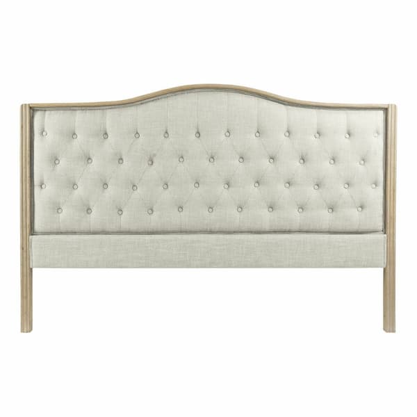 Päätylevy DKD Home Decor Beige Luonnollinen Puu Kumipuu 180 x 10 x 120 cm