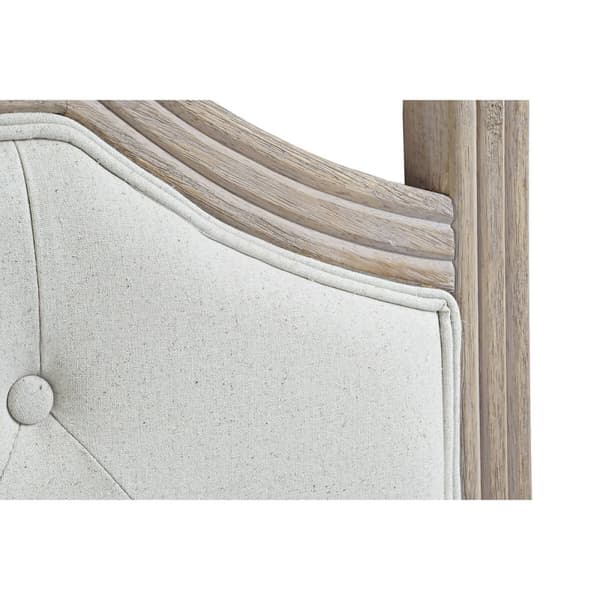 Päätylevy DKD Home Decor 160 x 6 x 120 cm Luonnollinen Beige Kumipuu