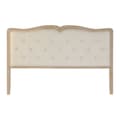 Pikkukuva 1 / 2: Päätylevy DKD Home Decor Beige Puu Ąžuolas 180 x 10 x 120 cm