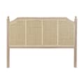 Miniatyrbillede 1 af 3: Sengegavl DKD Home Decor   Natur Gummitræ 160 x 6 x 120 cm