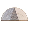Miniatyrbillede 1 af 2: Sengegavl Trekant Brun Sort Spanskrør 160 x 80,5 x 2 cm