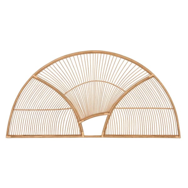 Sengegavl Home ESPRIT Bambus Spanskrør 160 x 2 x 80 cm