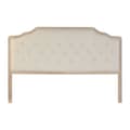 Miniatyrbillede 1 af 3: Sengegavl DKD Home Decor Beige Gummitræ 160 x 10 x 120 cm