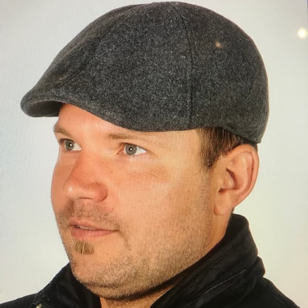 Grå Gatsby Anknäbb Gubb Vinterkeps L/XL
