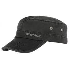ANTRACITGRÅ STETSON ARMY CAP KEPS "DATTO"