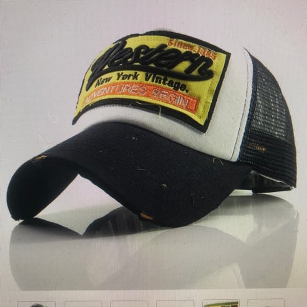 RETRO WESTERN RAGGARE TRUCKER KEPS SV