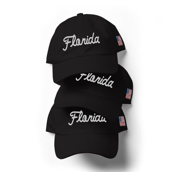 Florida Golf, Amatör Golf keps, Rolig keps för golfare, USA, United States Golf