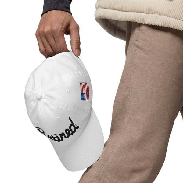 Retired Golf, Amatör Golf keps, Rolig keps för golfare, Pensionär, Pensionerad