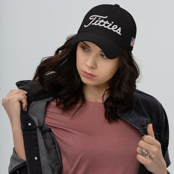 Titties Golf, Golf, Rolig keps för golfare, Golf hat, Golf keps