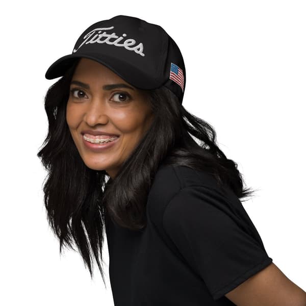 Titties Golf, Golf, Rolig keps för golfare, Golf hat, Golf keps