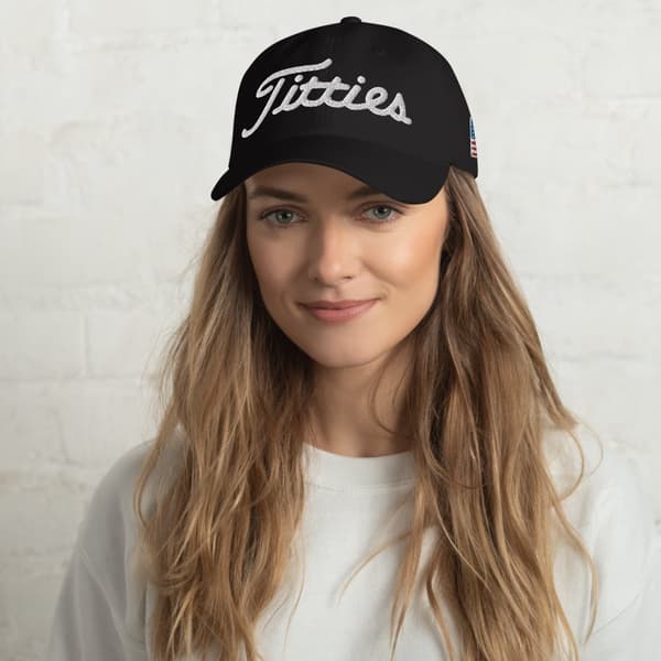 Titties Golf, Golf, Rolig keps för golfare, Golf hat, Golf keps