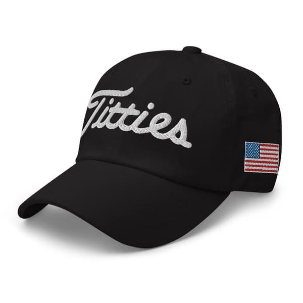 Titties Golf, Golf, Rolig keps för golfare, Golf hat, Golf keps
