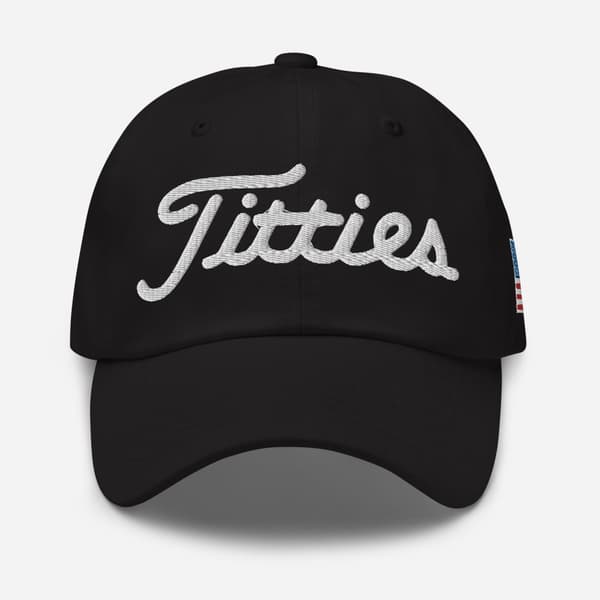 Titties Golf, Golf, Rolig keps för golfare, Golf hat, Golf keps