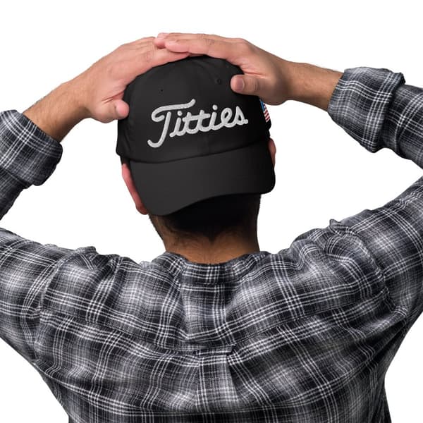 Titties Golf, Golf, Rolig keps för golfare, Golf hat, Golf keps