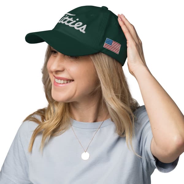 Titties Golf, Golf, Rolig keps för golfare, Golf hat, Golf keps