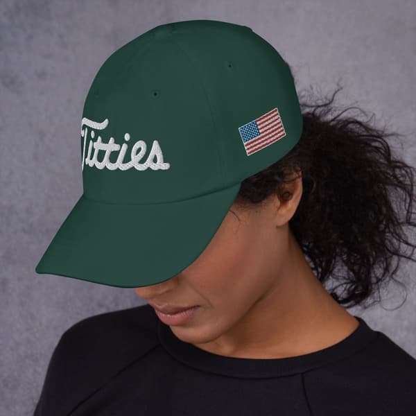 Titties Golf, Golf, Rolig keps för golfare, Golf hat, Golf keps