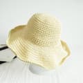 Miniatyrbillede 5 af 9: Lollanda Foldbar Stråhat til Damer, Bred Stråhat - Sommer & Strand, 57-59 cm