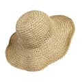 Miniatyrbillede 9 af 9: Lollanda Foldbar Stråhat til Damer, Bred Stråhat - Sommer & Strand, 57-59 cm