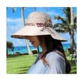 Miniatyrbillede 3 af 4: Lollanda Solhat Dame - Dobbeltvendt UV-beskyttelse, Strandhat, Solbeskyttelseshat med Bred skygge Foldbar Visir Hat
