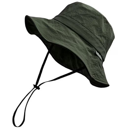 Lollanda Vattentät Solhatt Unisex, solhatt med bred brätte - Fiskarhatt med Hakrem 56-60 cm för Sommaraktiviteter