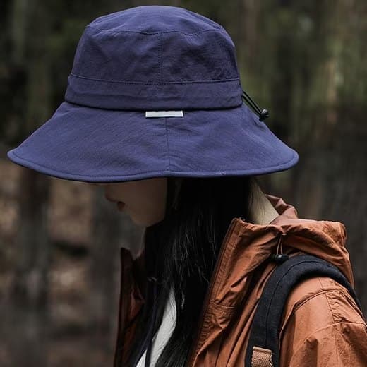 Lollanda Vattentät Solhatt Unisex, solhatt med bred brätte - Fiskarhatt med Hakrem 56-60 cm för Sommaraktiviteter