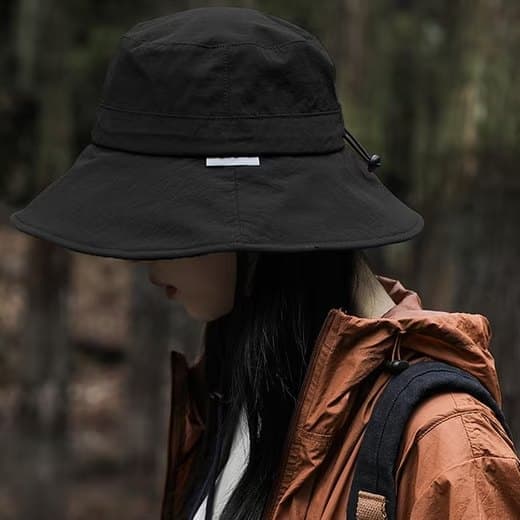 Lollanda Vattentät Solhatt Unisex, solhatt med bred brätte - Fiskarhatt med Hakrem 56-60 cm för Sommaraktiviteter