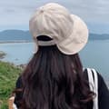 Miniatyrbillede 4 af 10: Lollanda foldbar sommerhat til kvinder, solbeskyttelseshat til kvinder med bred skygge, hestehale design, UV-beskyttelse