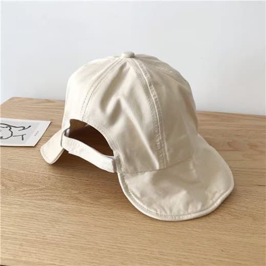 Lollanda foldbar sommerhat til kvinder, solbeskyttelseshat til kvinder med bred skygge, hestehale design, UV-beskyttelse