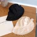 Miniatyrbillede 4 af 6: Lollanda foldbar sommerhat til kvinder, solbeskyttelseshat til kvinder med bred skygge, hestehale design, UV-beskyttelse