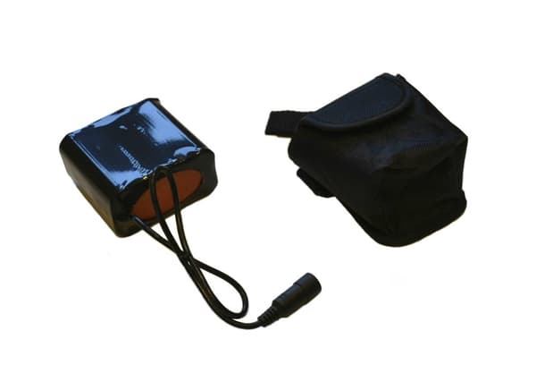 Batteri till 9xLED lampa m goprofäste