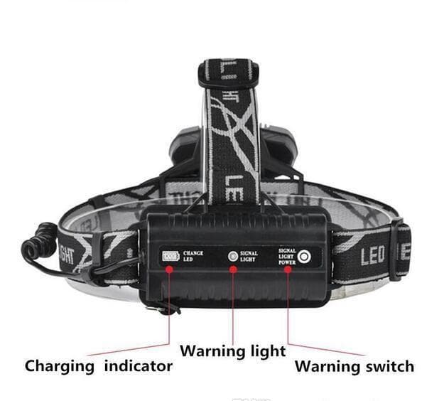 Ekstreme forlygte 5x T6 LED inkl. Batterier load kabel.