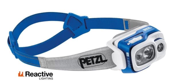 PETZL SWIFT RL, pannlampa 900 lumen Blue/White