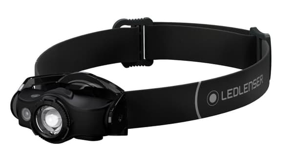 LED LENSER MH4 HEADLAMP RECHARGEABLE, uppladdningsbar pannlampa 400 lm Svart