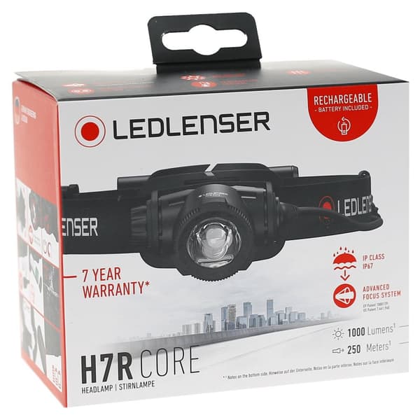 LED LENSER H7R CORE HEADLAMP,  pannlampa 1000 lm