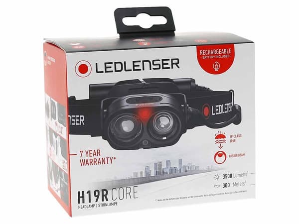 LED LENSER H19R CORE HEADLAMP,  pannlampa 3500 lm