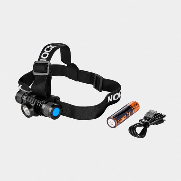 Pannlampa NOCK Beacon, 500 lumen, laddningsbar via USB