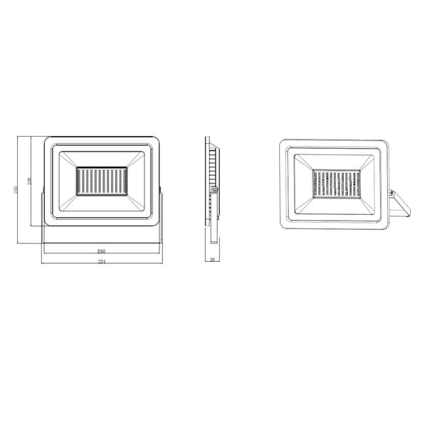 Forever Light LED-työvalo 1x100W 6000K jalustan kanssa