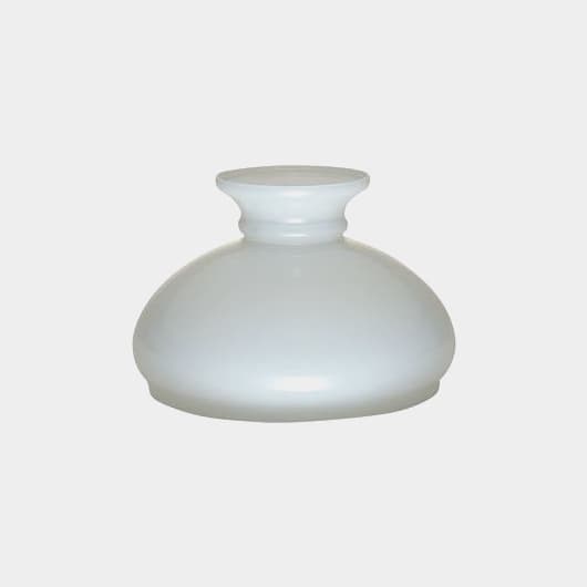 Lampskärm till oljelampa DHR Cupido, vit, Ø190 mm, passar till DHR Table