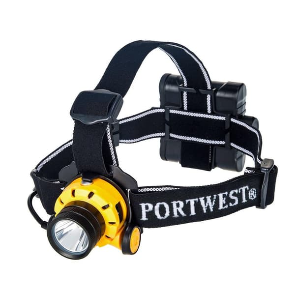 Portwest Ultra Power-hovedlygte Yellow/Black One Size