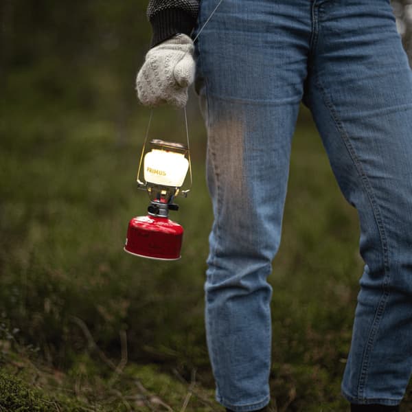 Gasollampa Primus Easy Light Duo, 300 W, 490 lumen, med integrerad piezotändning, med Duo-ventil