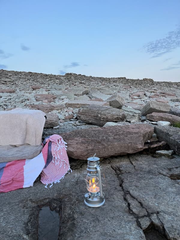 Stormlykta / fotogenlykta NOCK Mysingen X, 250 mm, kopparfärgad, med veke + 1 liter lampolja